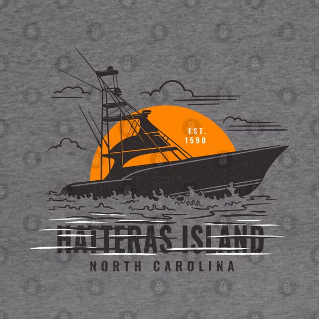 Fishing Boat Trip to Hatteras Island, North Carolina by Contentarama